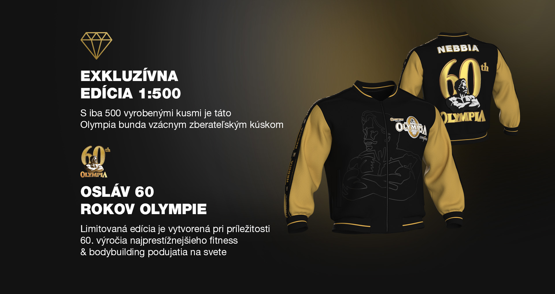 Nebbia Mr. Olympia 60th anniversary